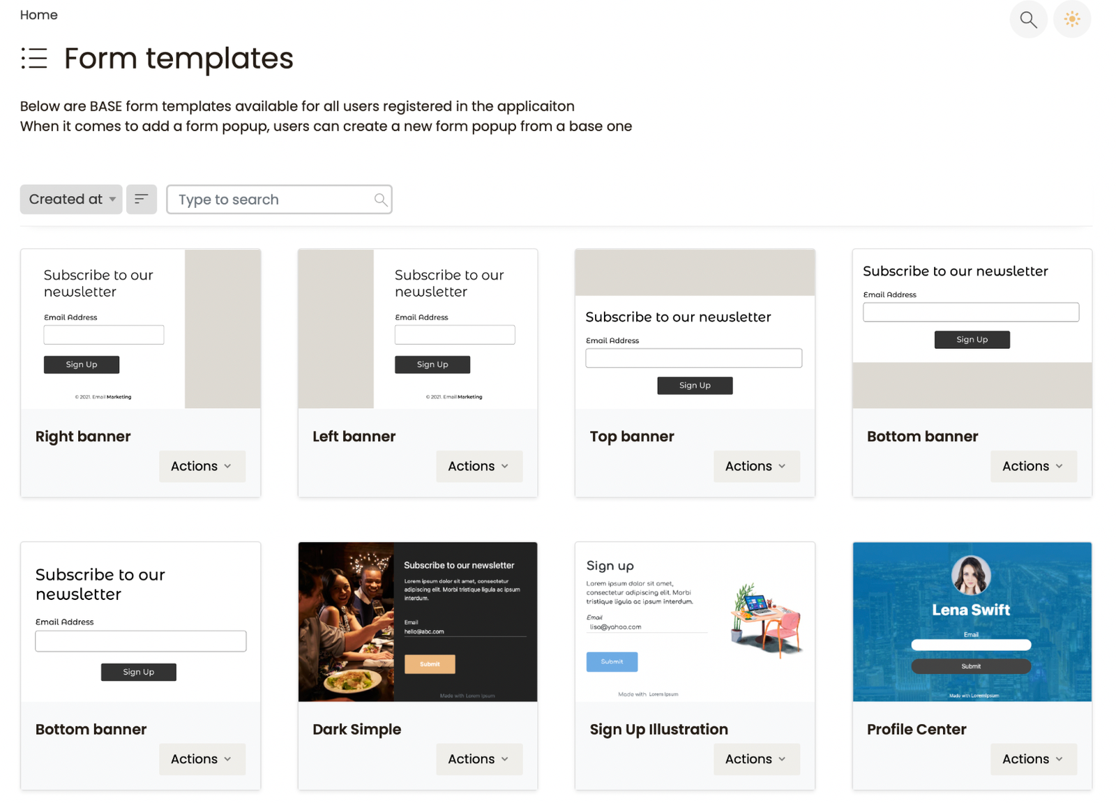 BusyParrotCrm Dashboard